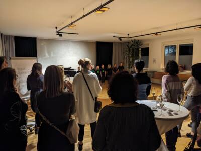 Unternehmerinnen-Netzwerktreffen im Piano & Voice Unternehmerinnen, Gründerinnen und Freiberuflerinnen sind zu Gast im Musikinstitut Piano & Voice