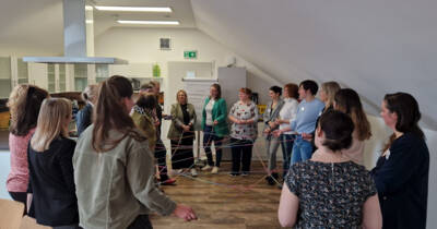 Auftakt des Unternehmerinnen-Netzwerktreffen Unternehmerinnen, Gründerinnen und Freiberuflerinnen vernetzen sich beim 1. After-Work für Unternehmerinnen in Bobingen